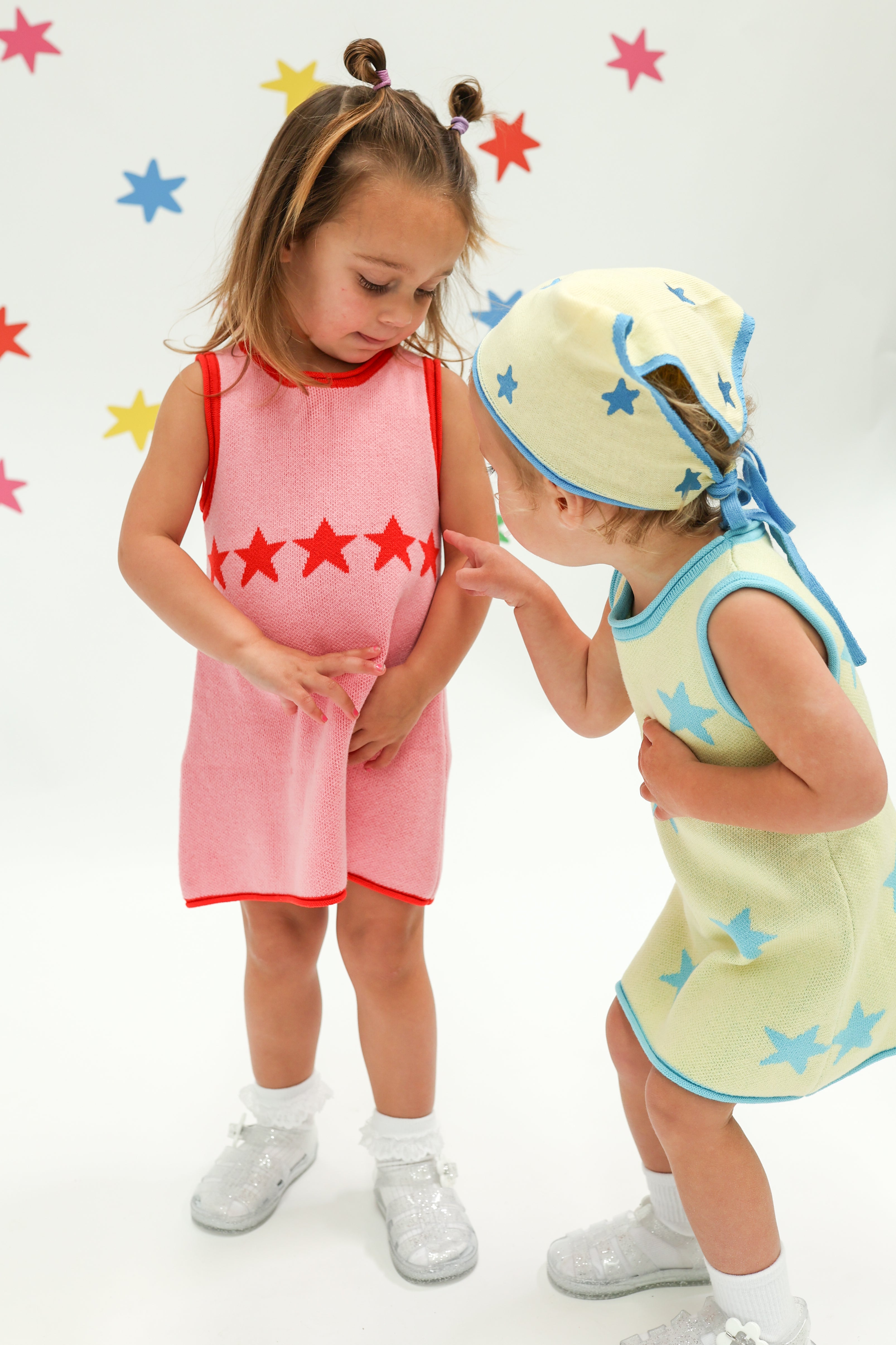 Stars Align Bandana - Yellow + Blue