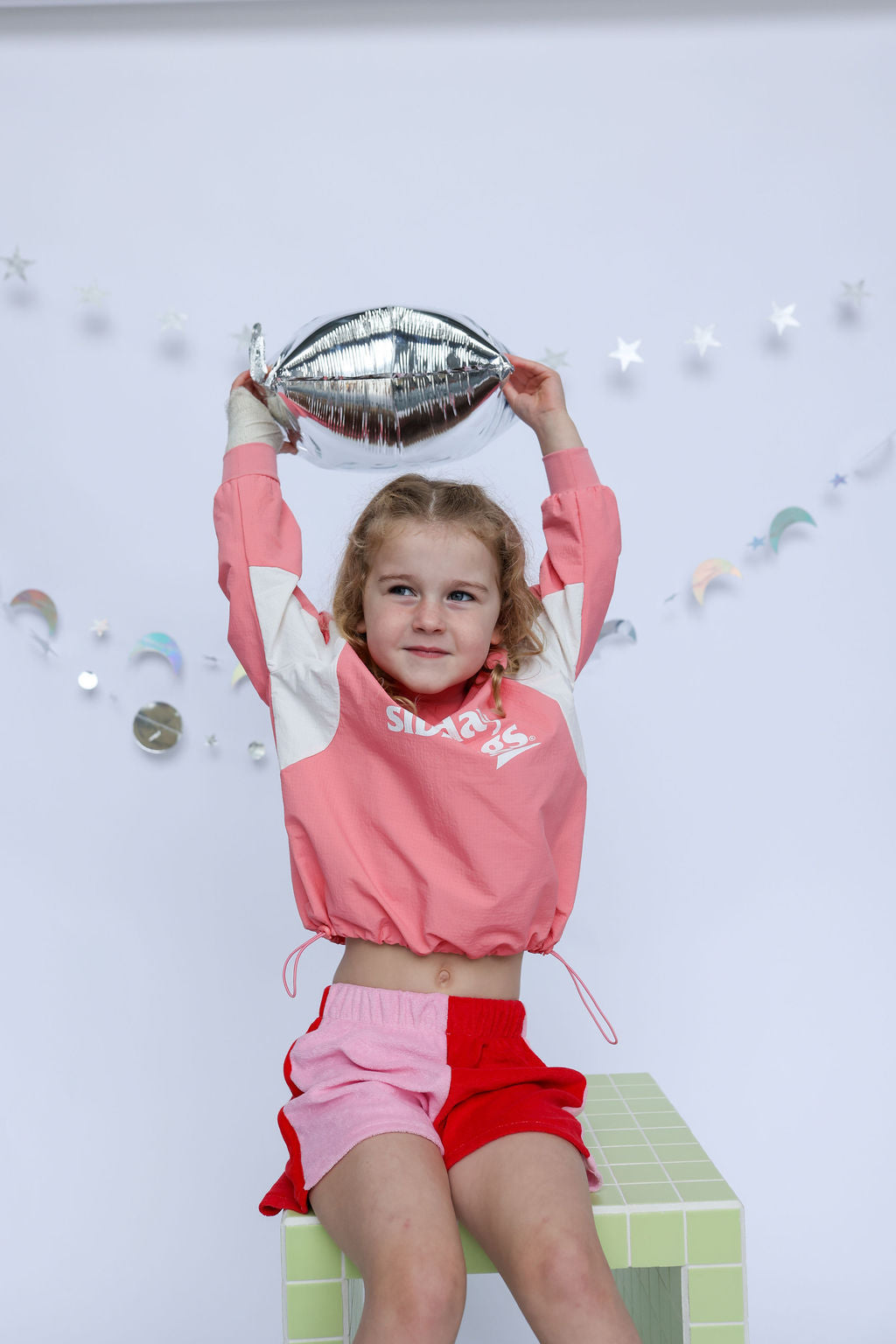 Lunar Shorts - Red + Pink