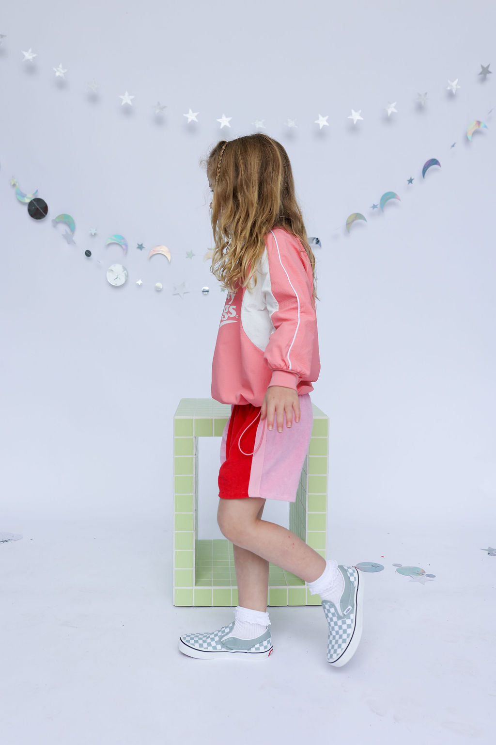 Lunar Shorts - Red + Pink