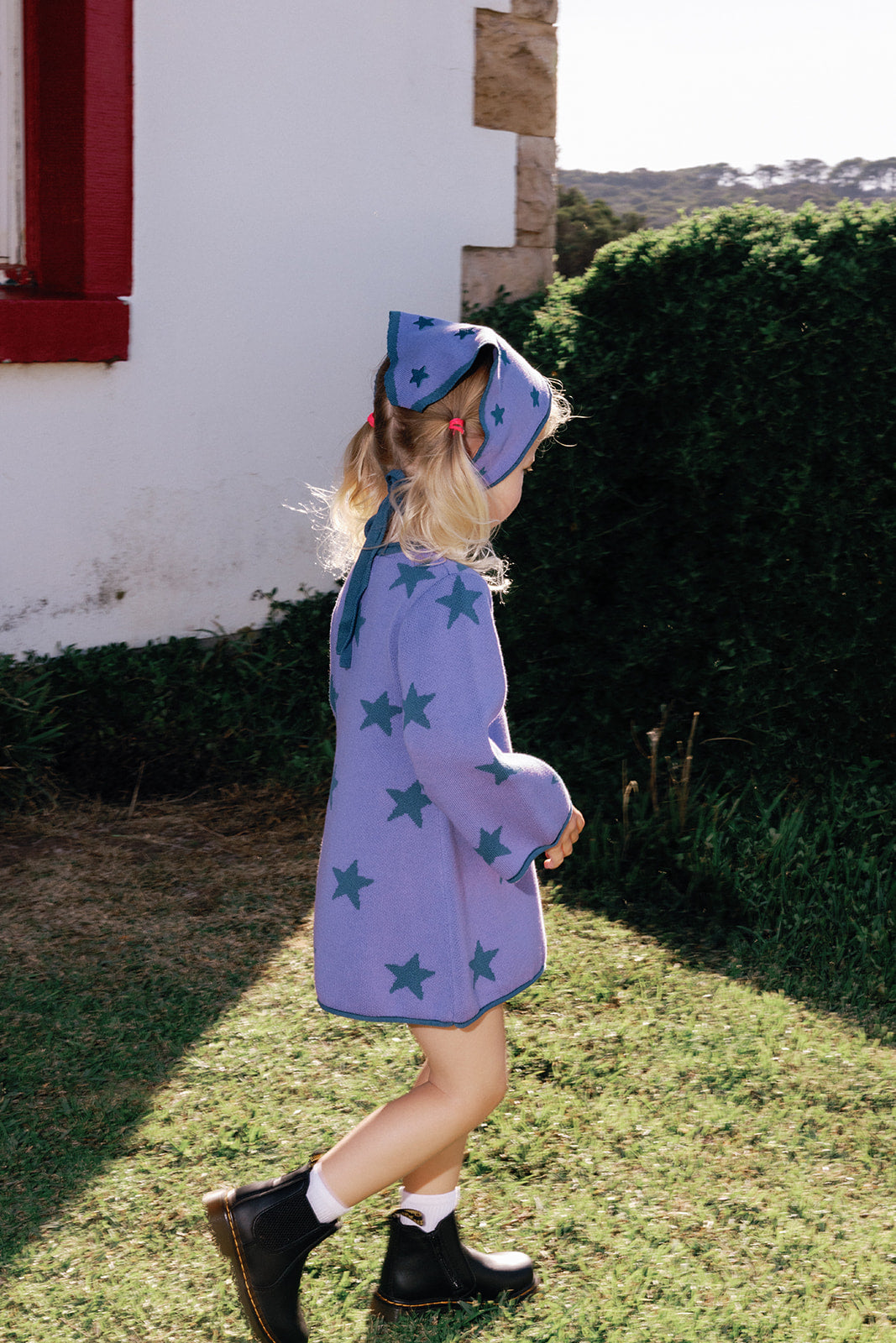 Lucky Stars Dress - Violet + Navy