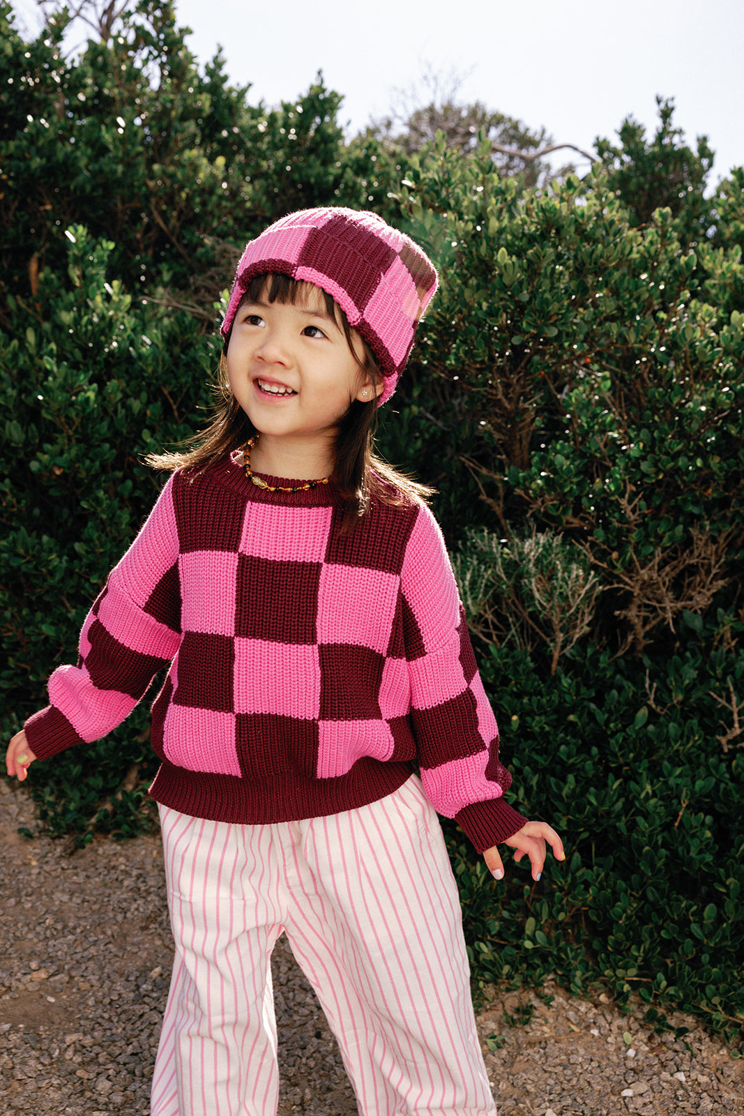 Sunday Knit - Bright Pink