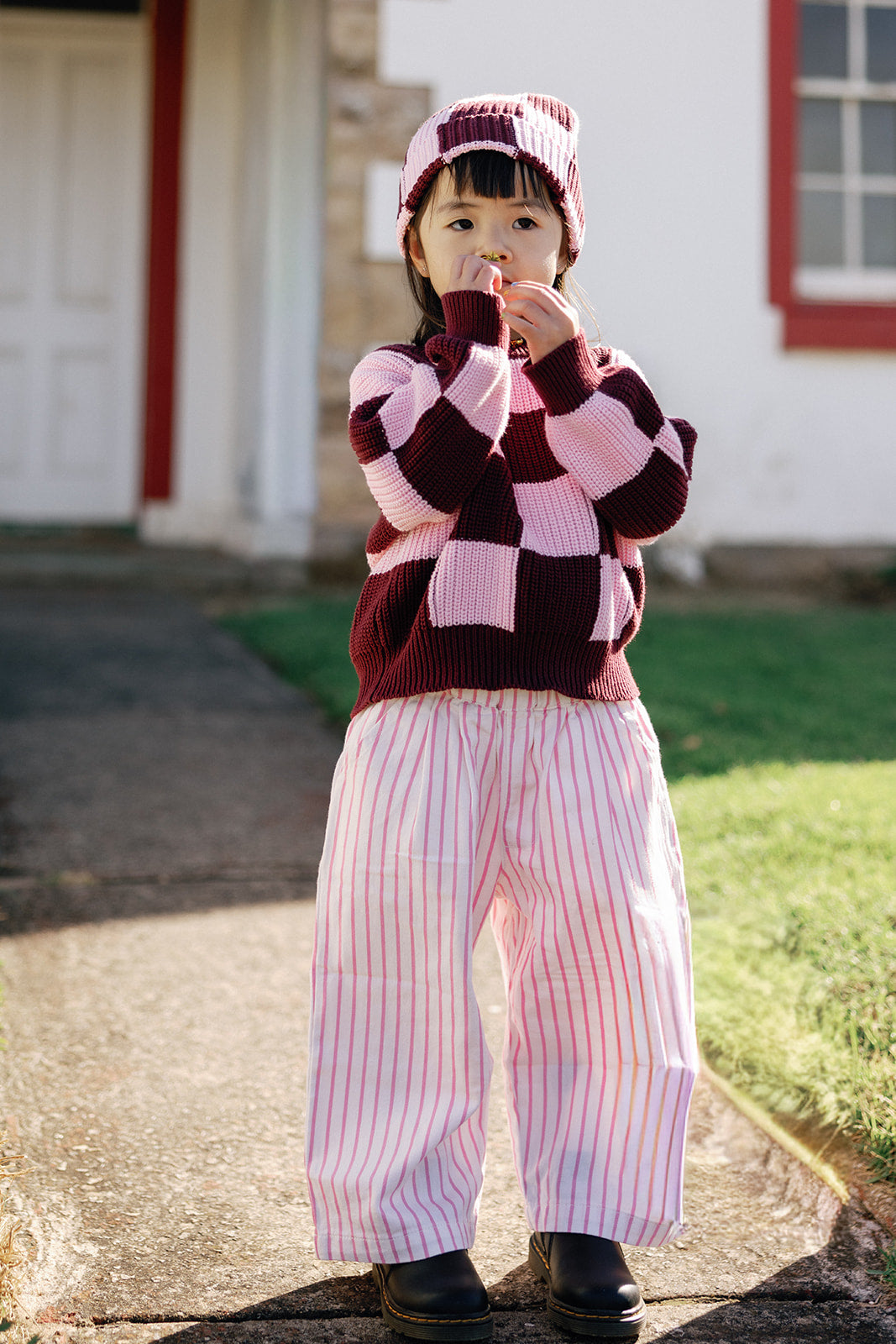 Ninch Pants - Pink Stripes