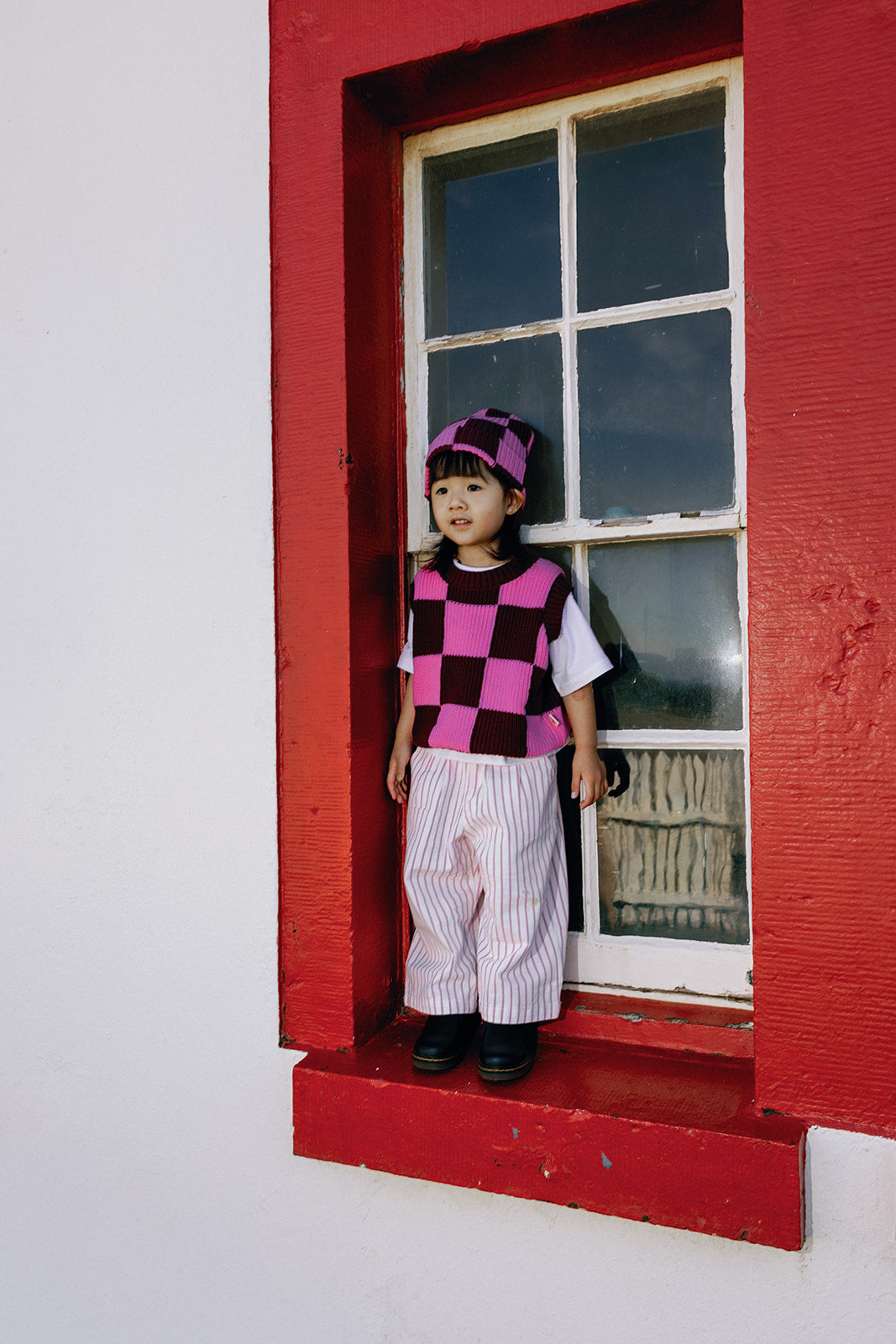 Nonno Vest - Bright Pink