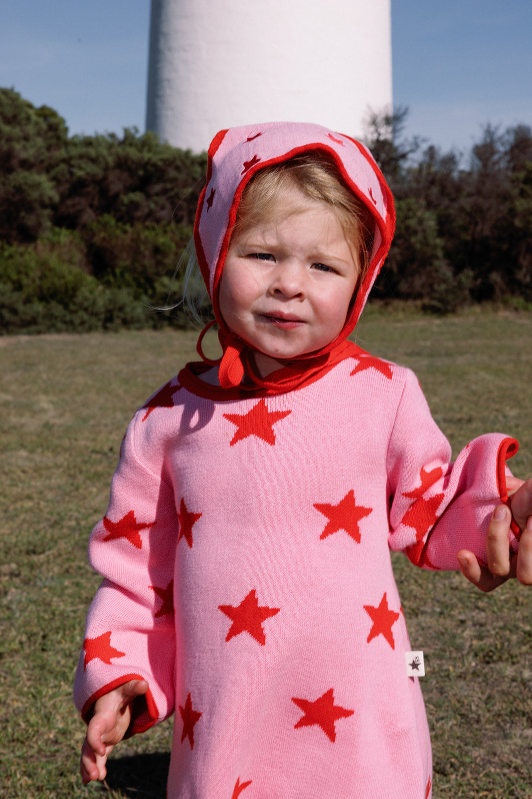 Lucky Stars Bandana - Pink + Red