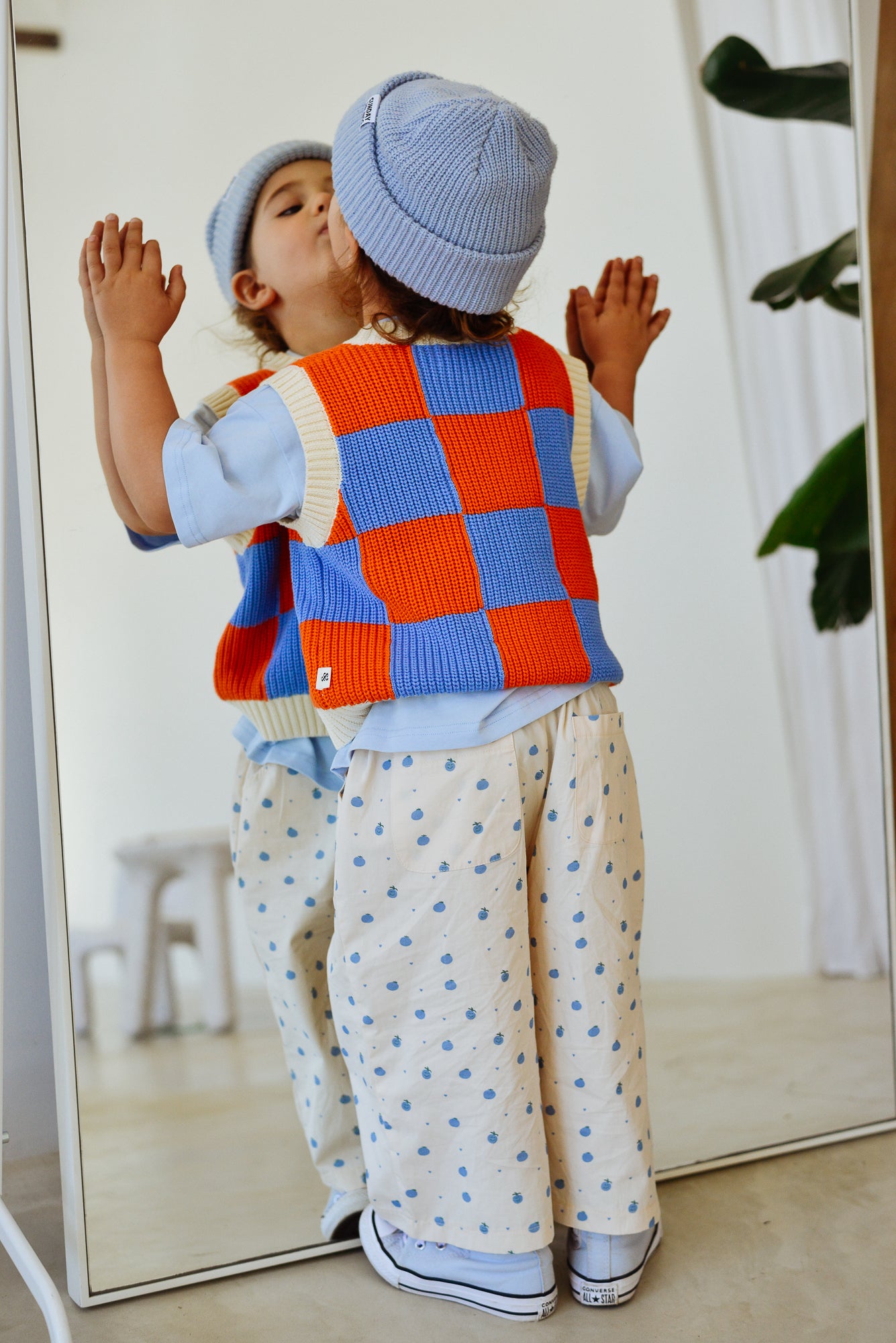Happy Tomato Pants - Blue