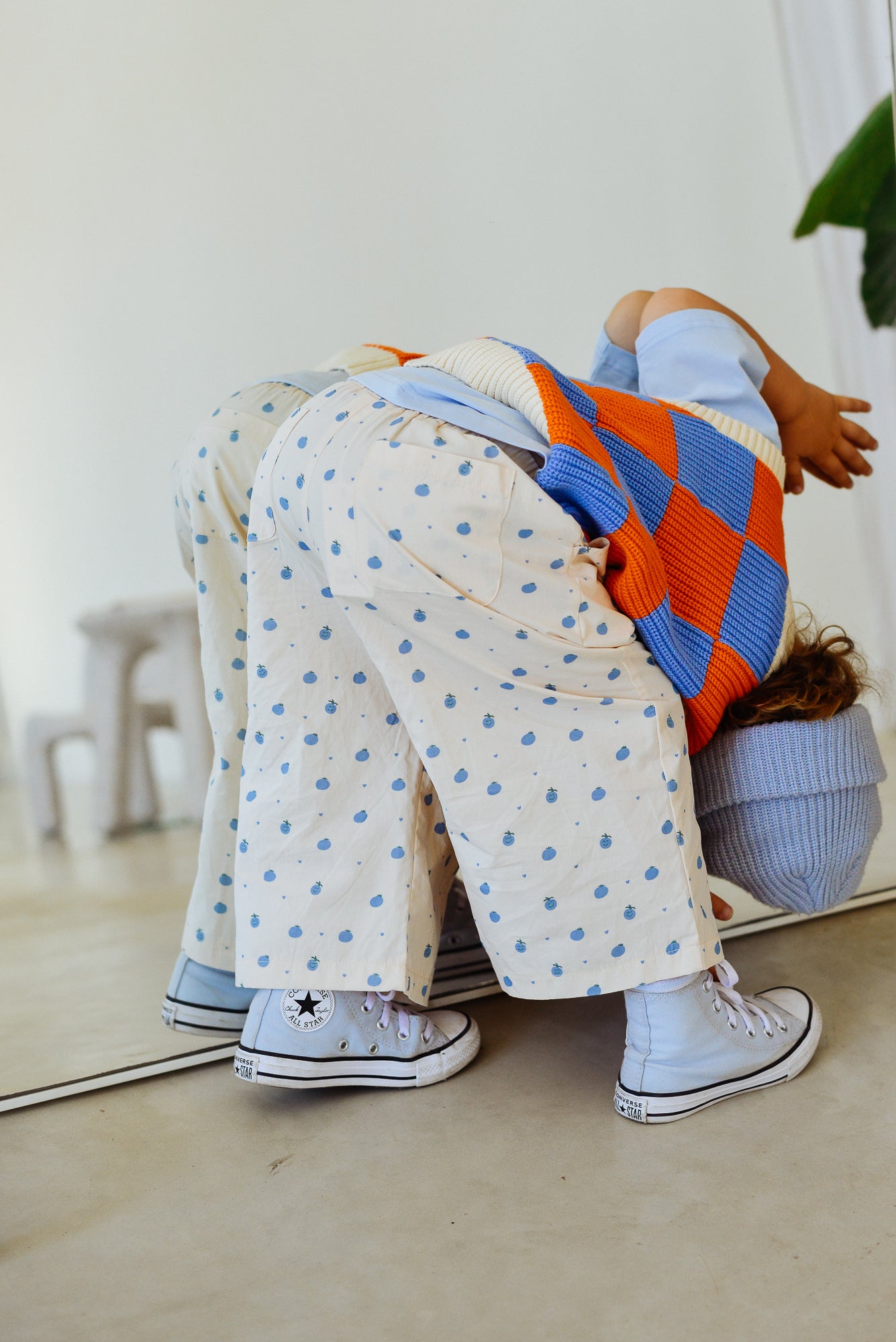 Happy Tomato Pants - Blue