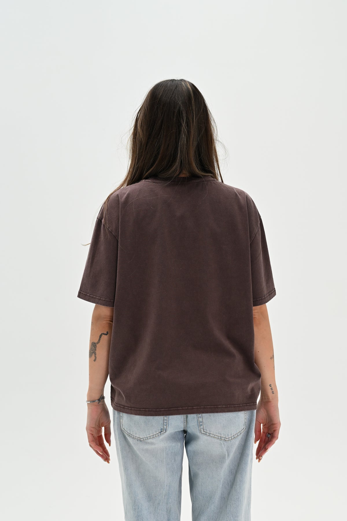 Adult Sunday Tee - Brown + Blue
