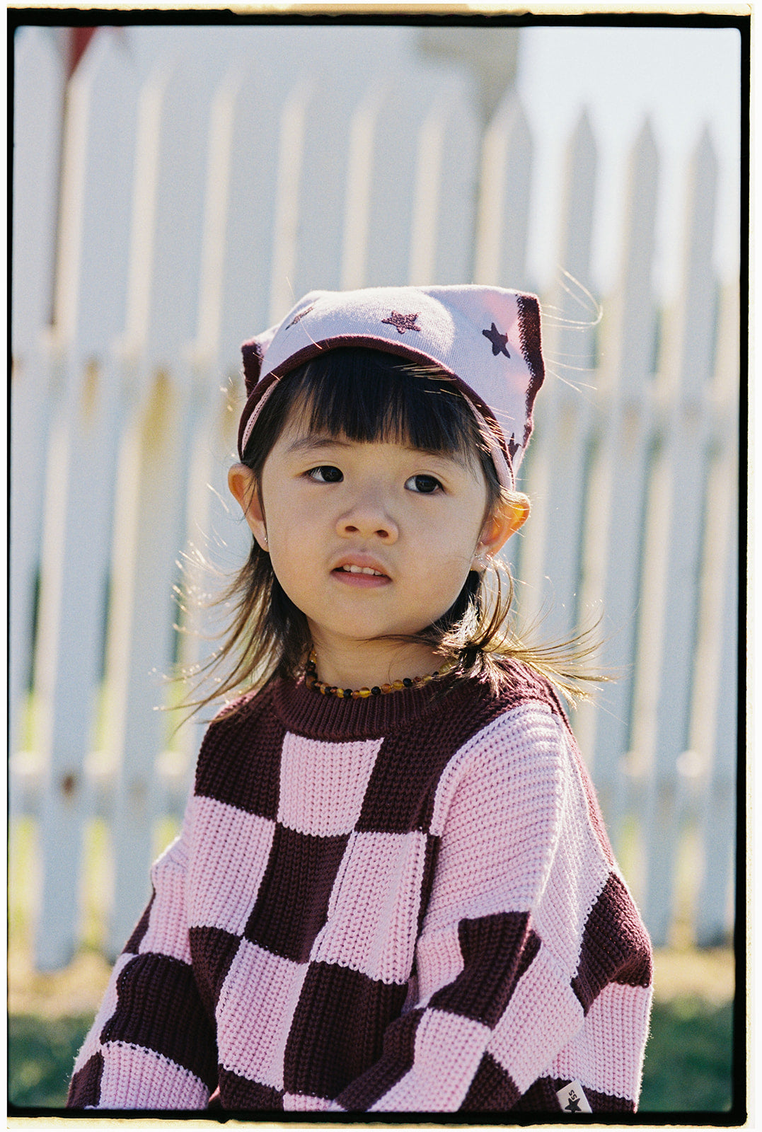 Lucky Stars Bandana - Soft Pink