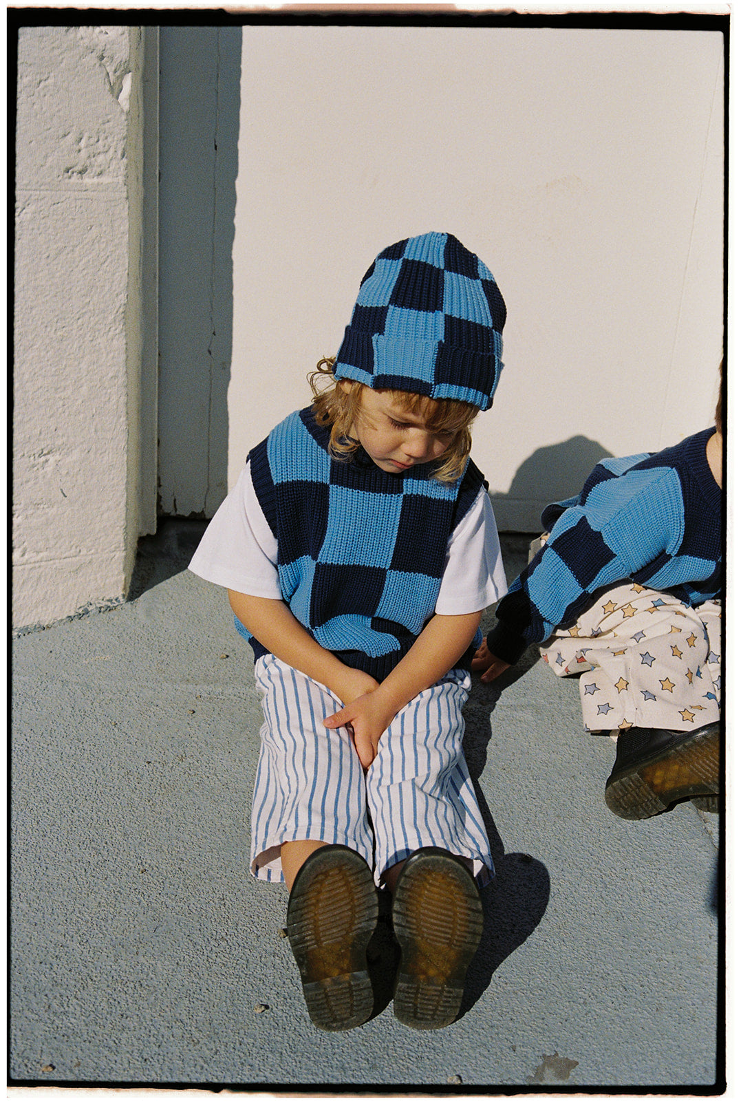 Nonno Vest - Light Blue + Dark Blue