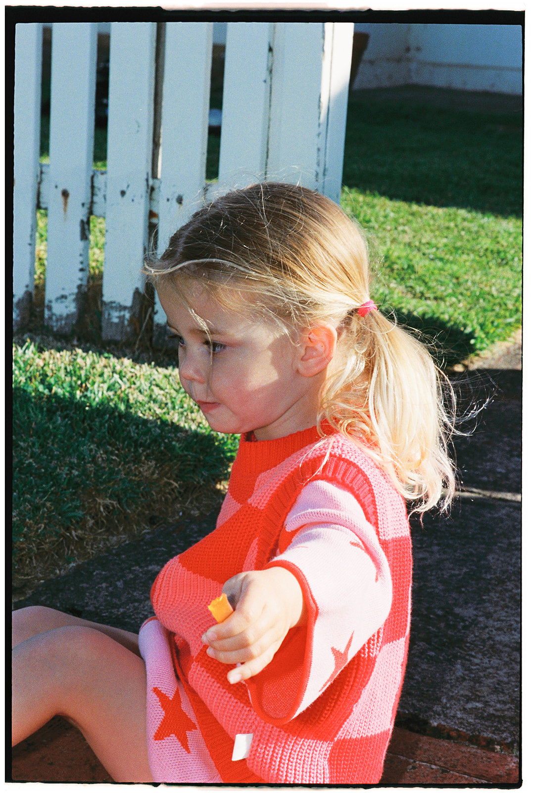 Nonno Vest - Pink + Red