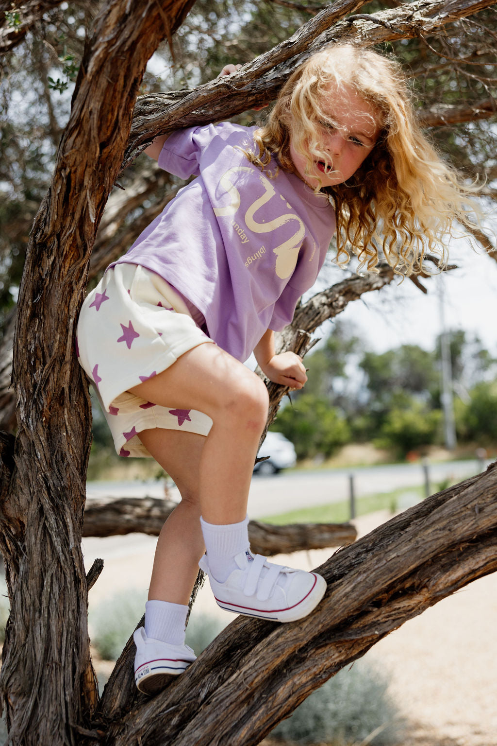 Kiddo Shorts - Purple