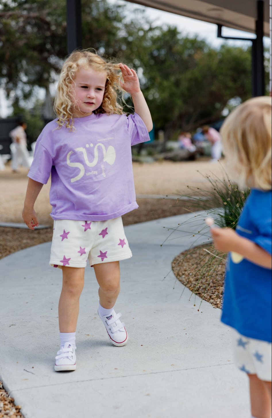 Kiddo Shorts - Purple