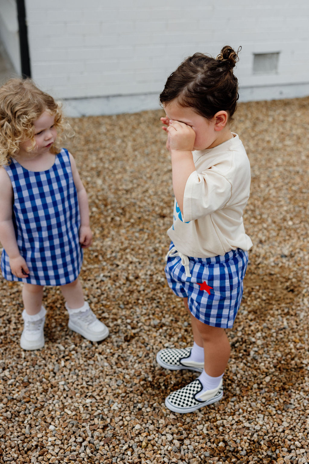 Dizzy Star Shorts - Gingham