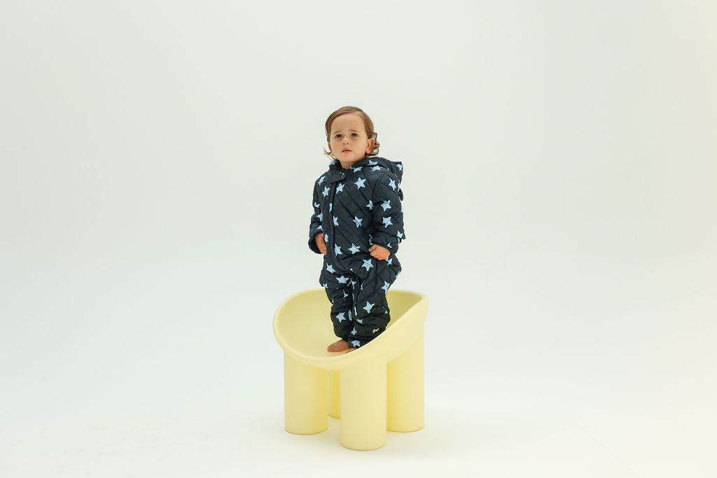 Freddie Bear Suit - Blue Stars
