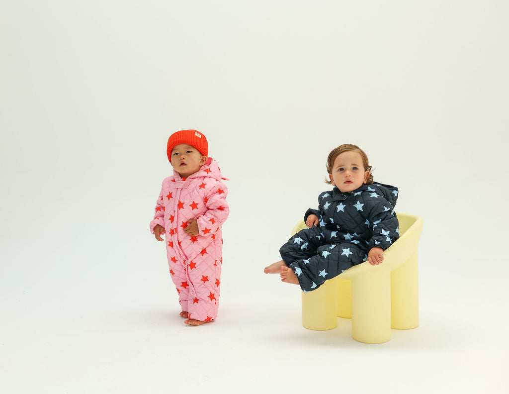 Freddie Bear Suit - Blue Stars
