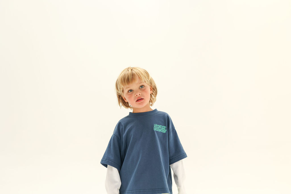 Party Layers Tee - Navy