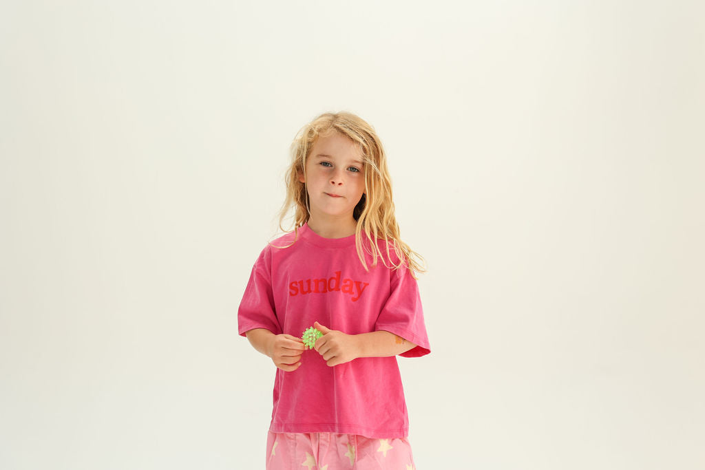 ☆ PRE ORDER ☆ Sunday Tee - Pink