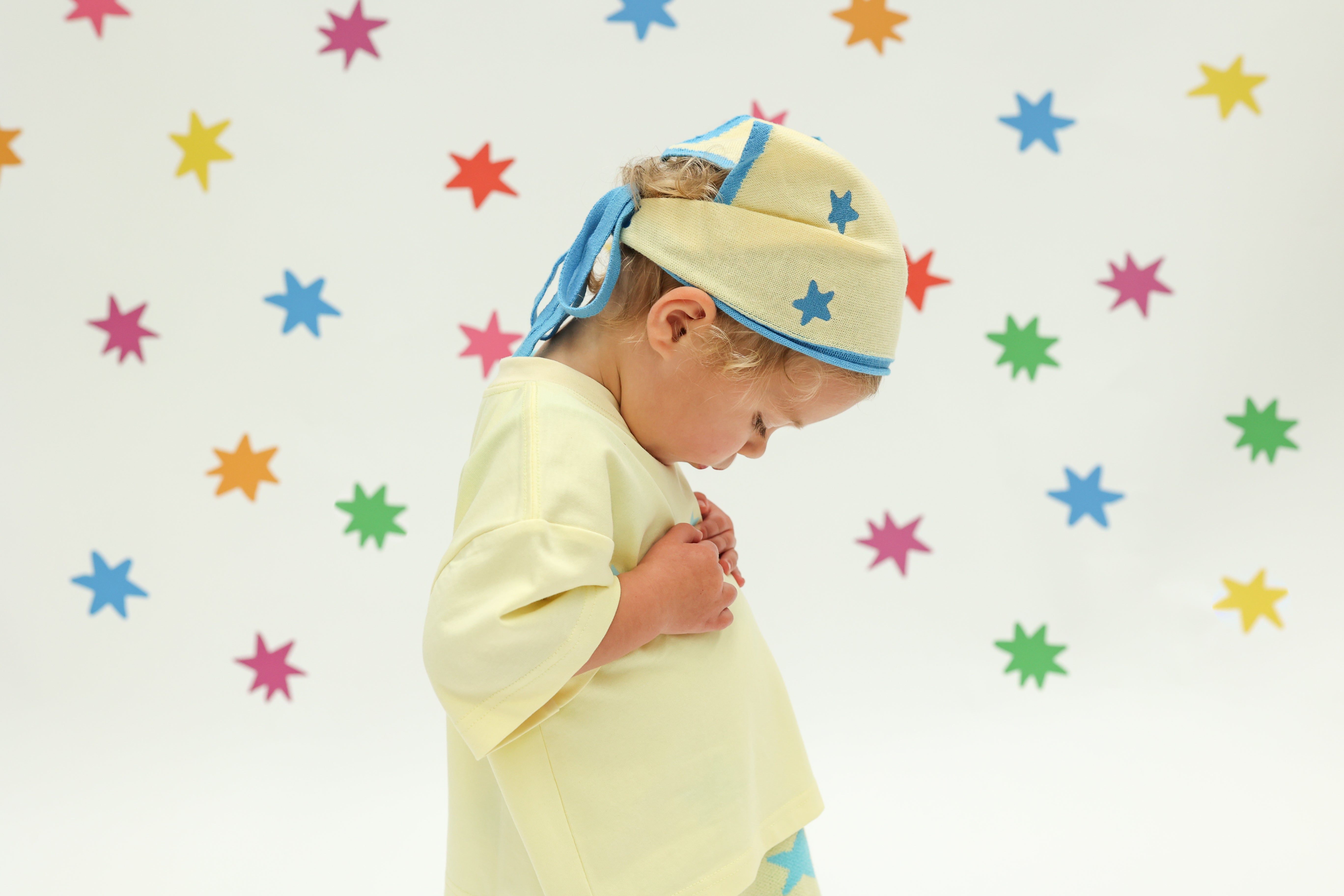 Stars Align Tee - Yellow + Blue