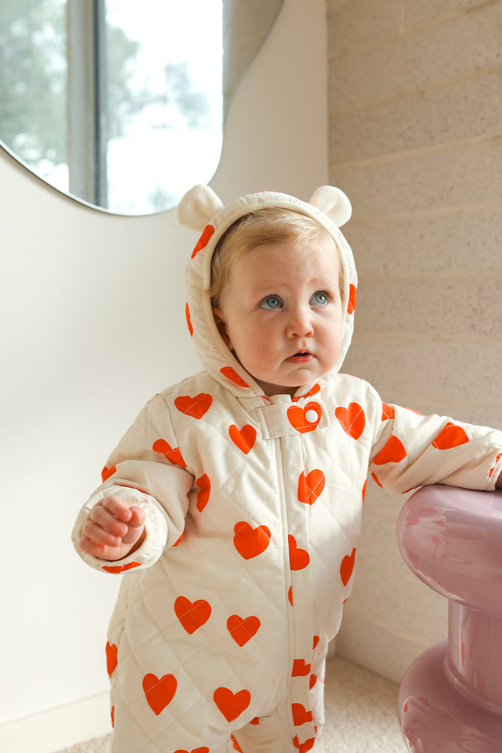 Freddie Bear Suit - Hearts