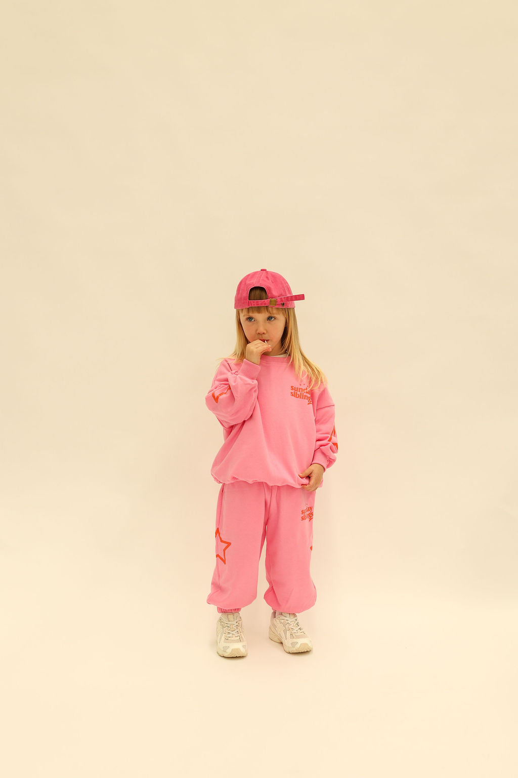 Siblings Set - Pink Trackpants