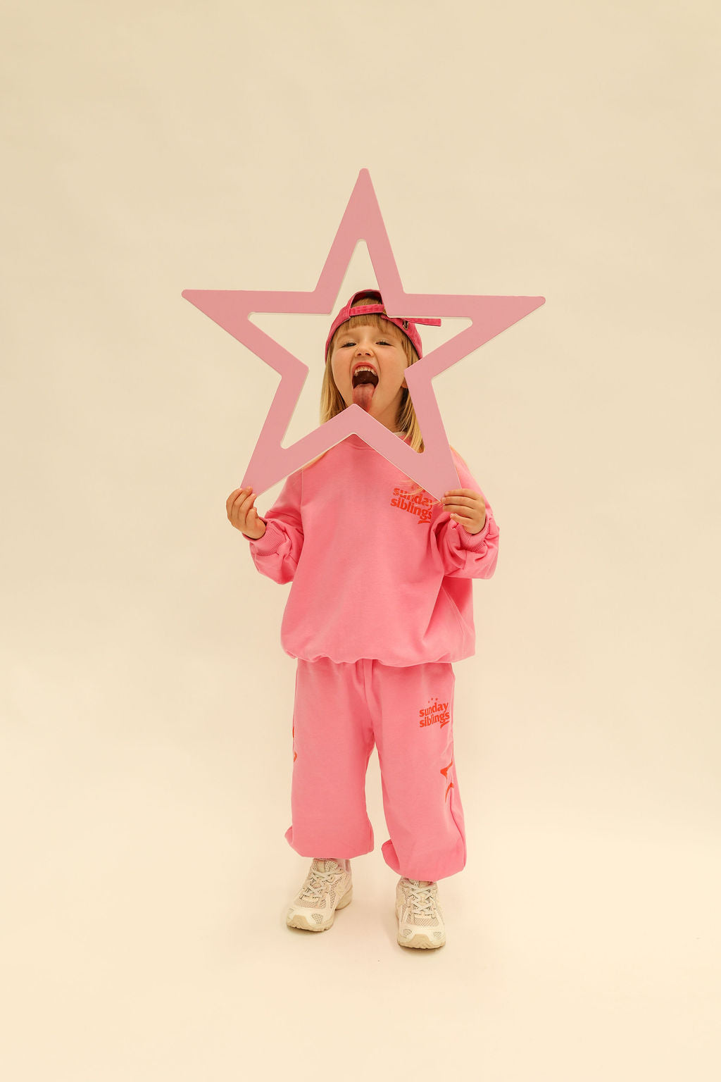 Siblings Set - Pink Trackpants