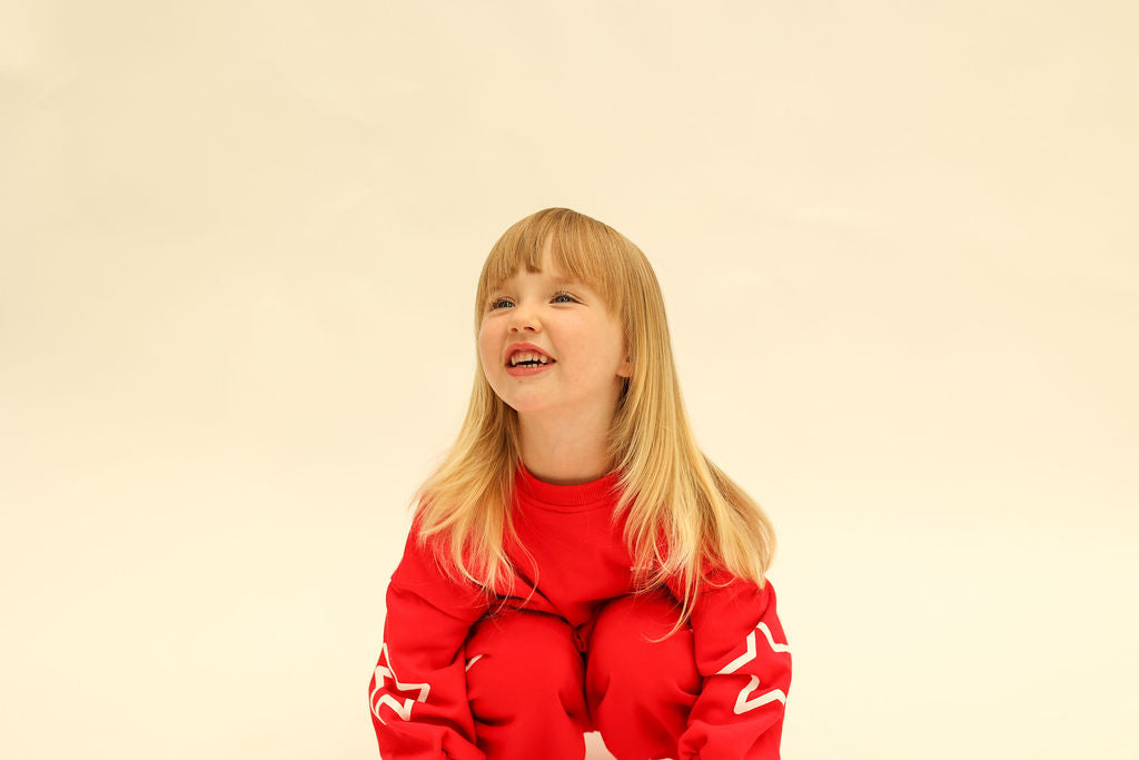 Siblings Set - Red Sweater