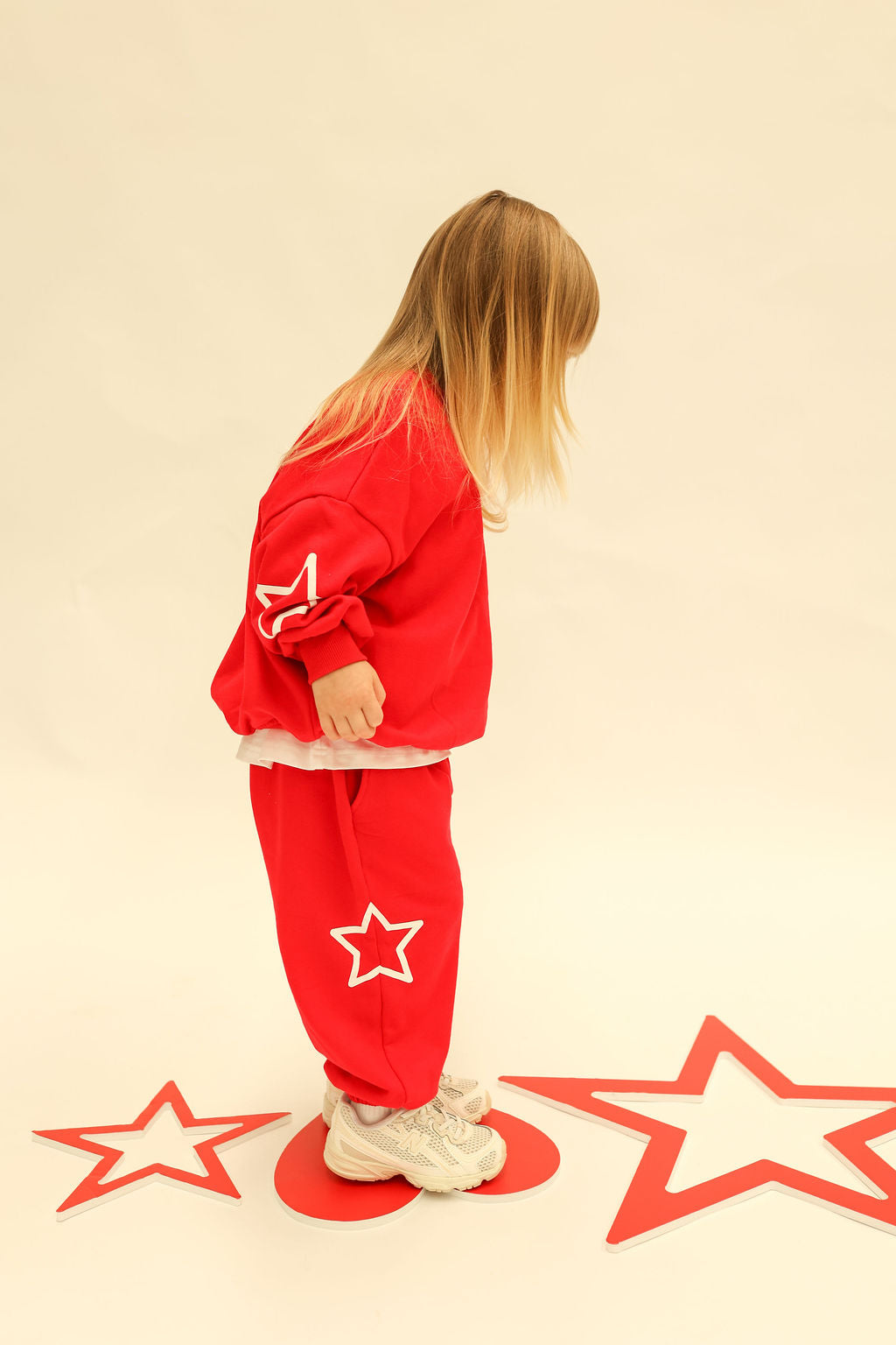 Siblings Set - Red Trackpants