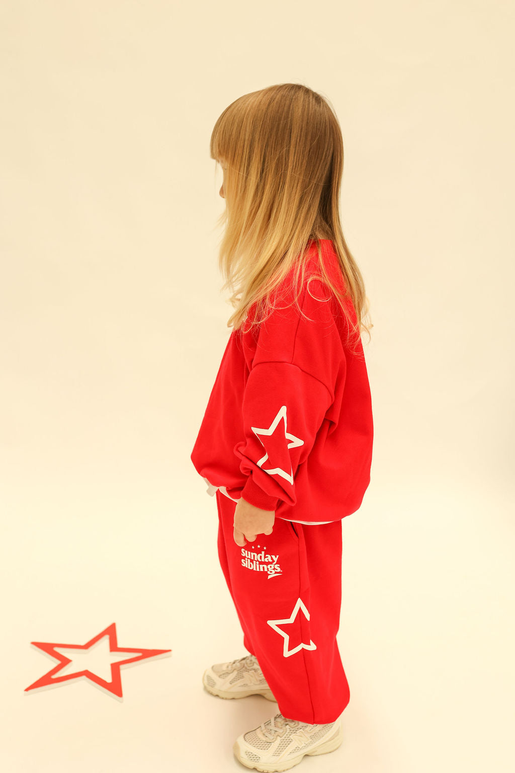 Siblings Set - Red Trackpants