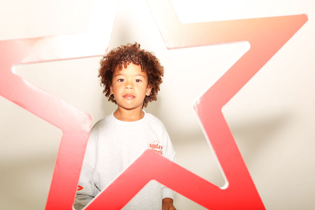 Siblings Set - Grey Sweater