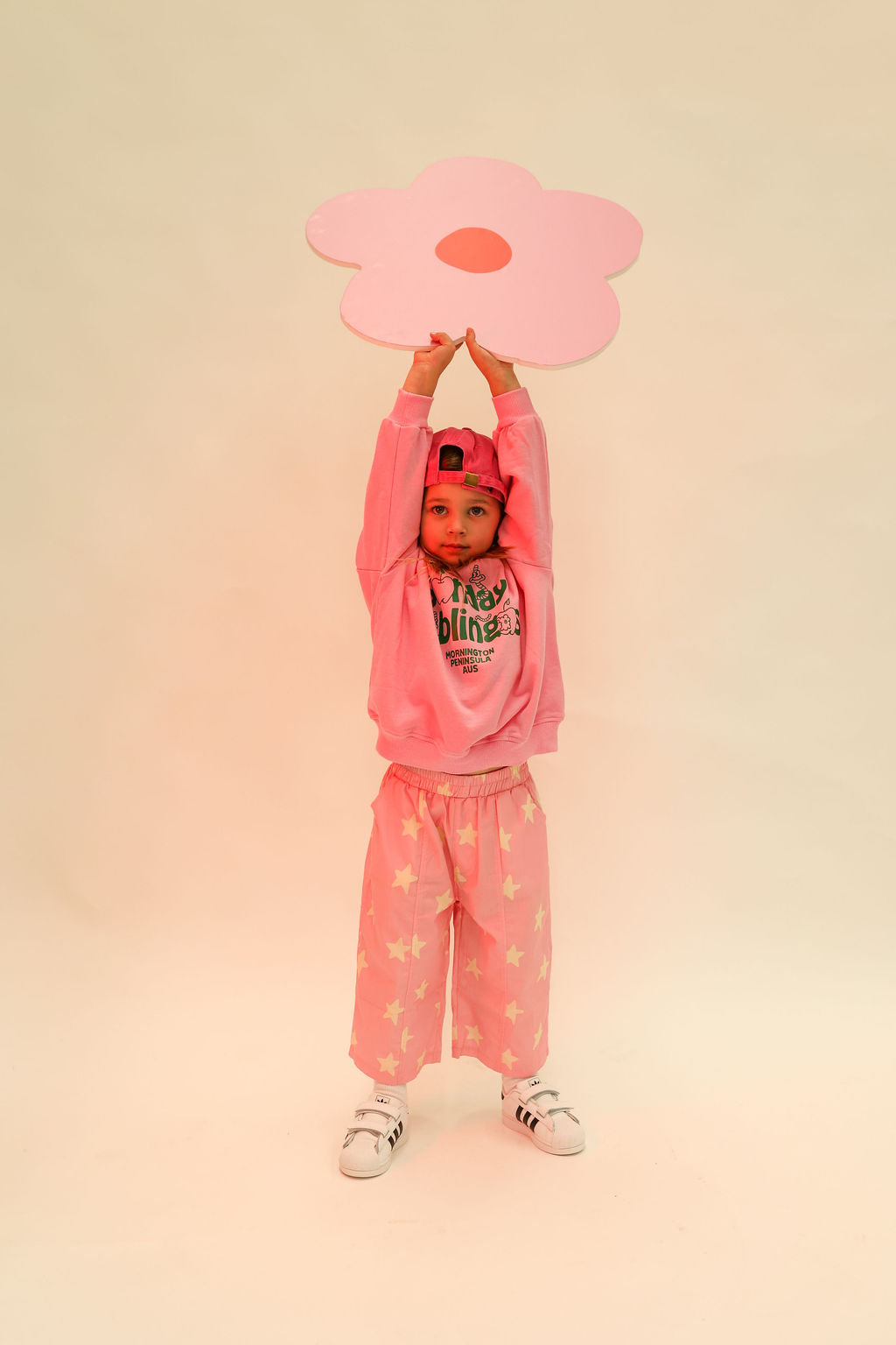 Doc Sweater - Pink + Green