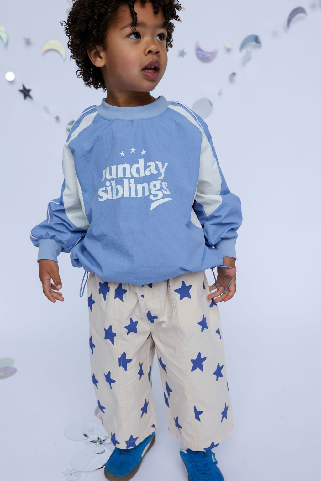 Dusty Star Pants - Dark Blue