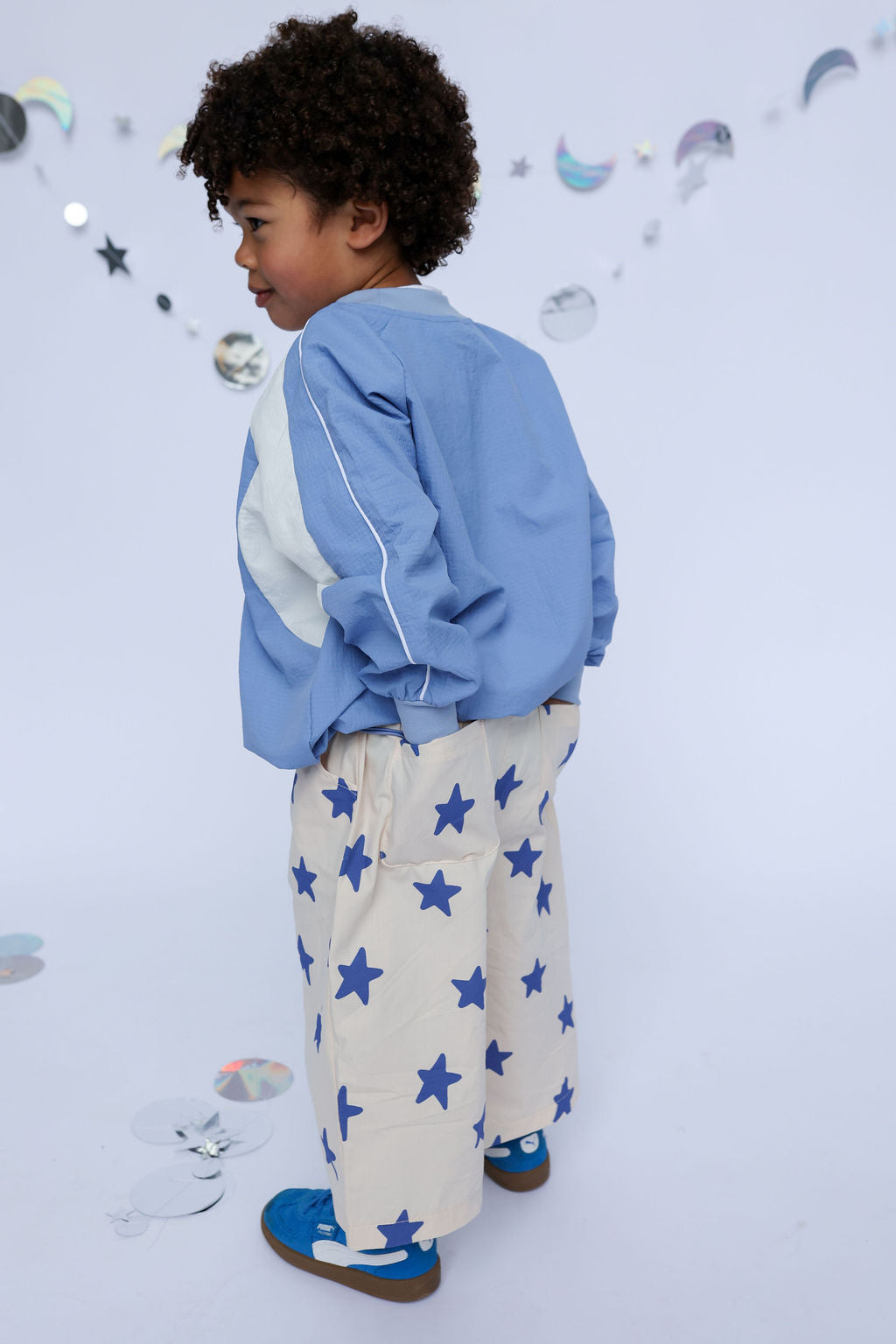 Dusty Star Pants - Dark Blue