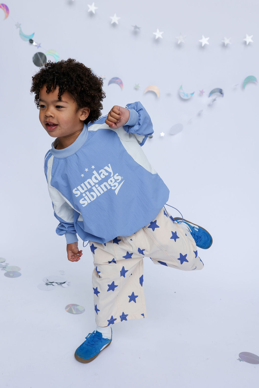 Dusty Star Pants - Dark Blue