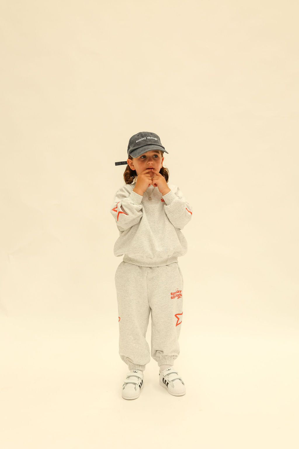 Siblings Set - Grey Sweater