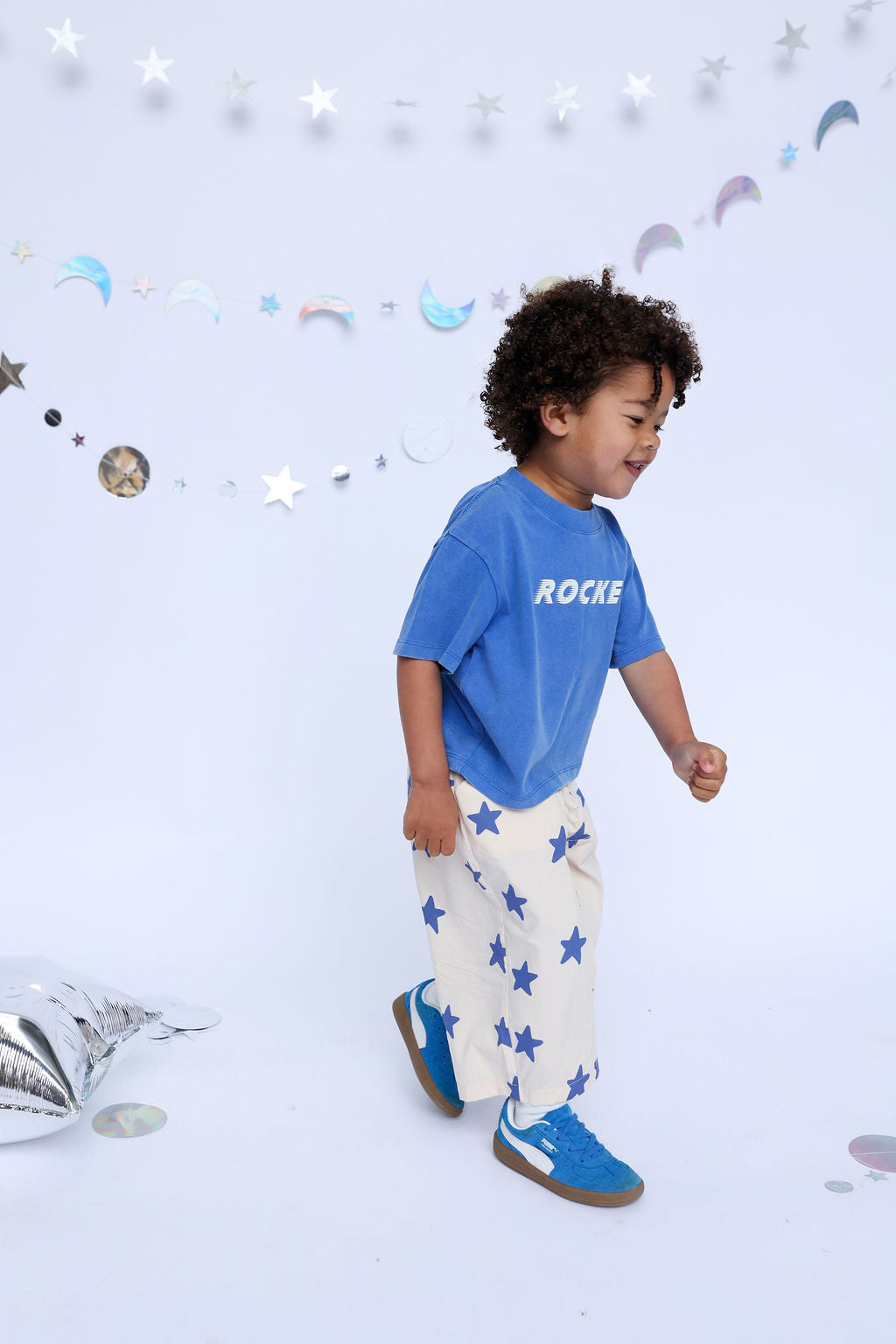 Dusty Star Pants - Dark Blue