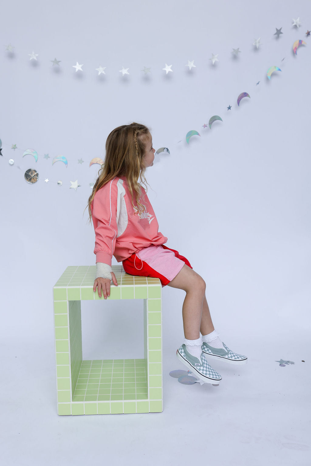 Lunar Shorts - Red + Pink