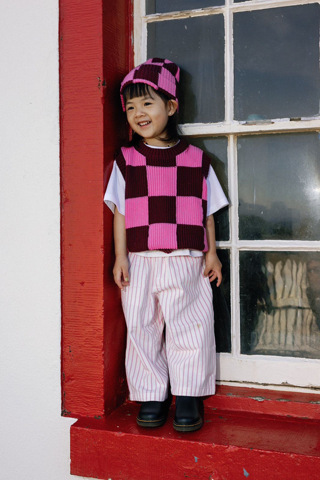 Nonno Vest - Bright Pink