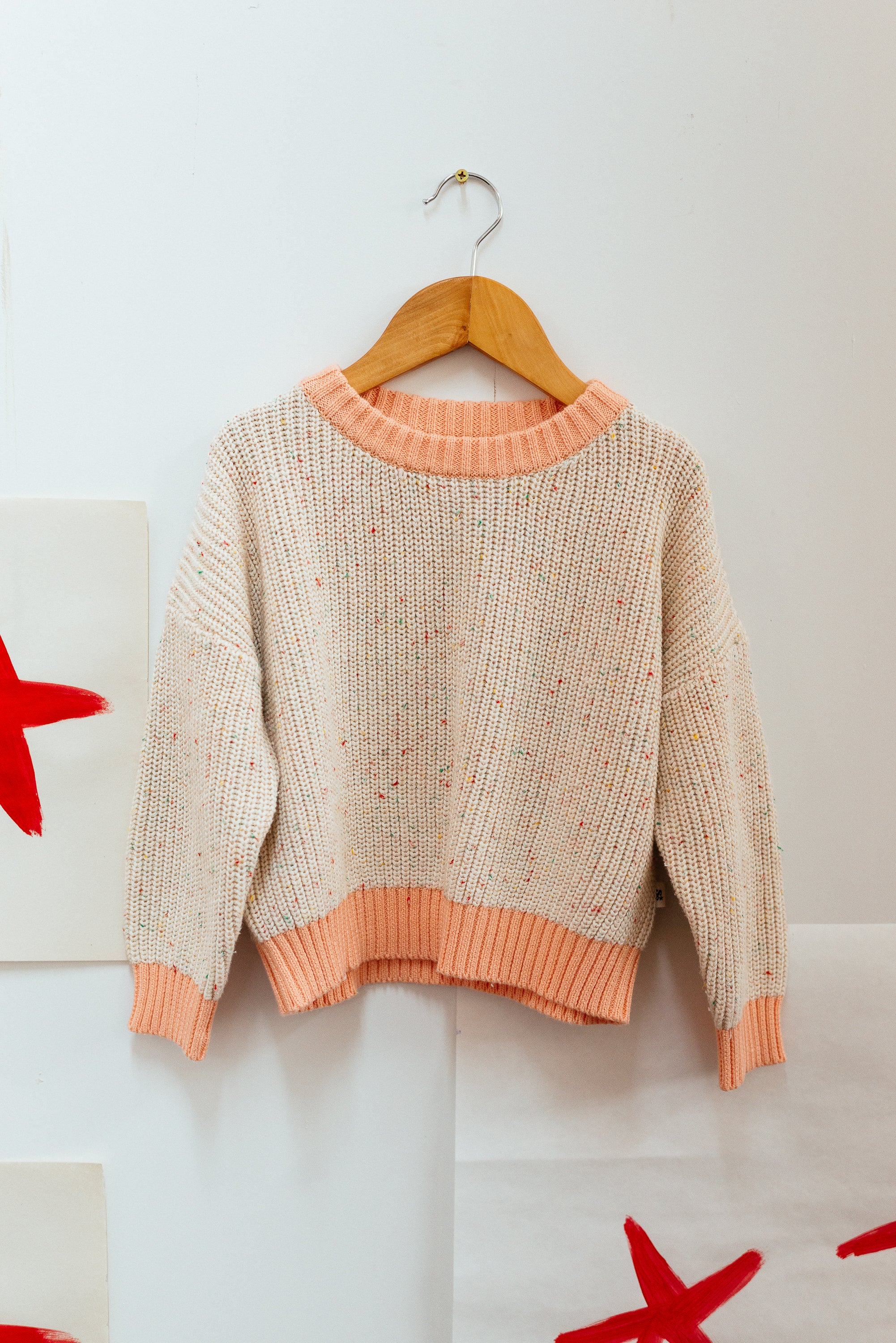 Freckle Knit - Peach