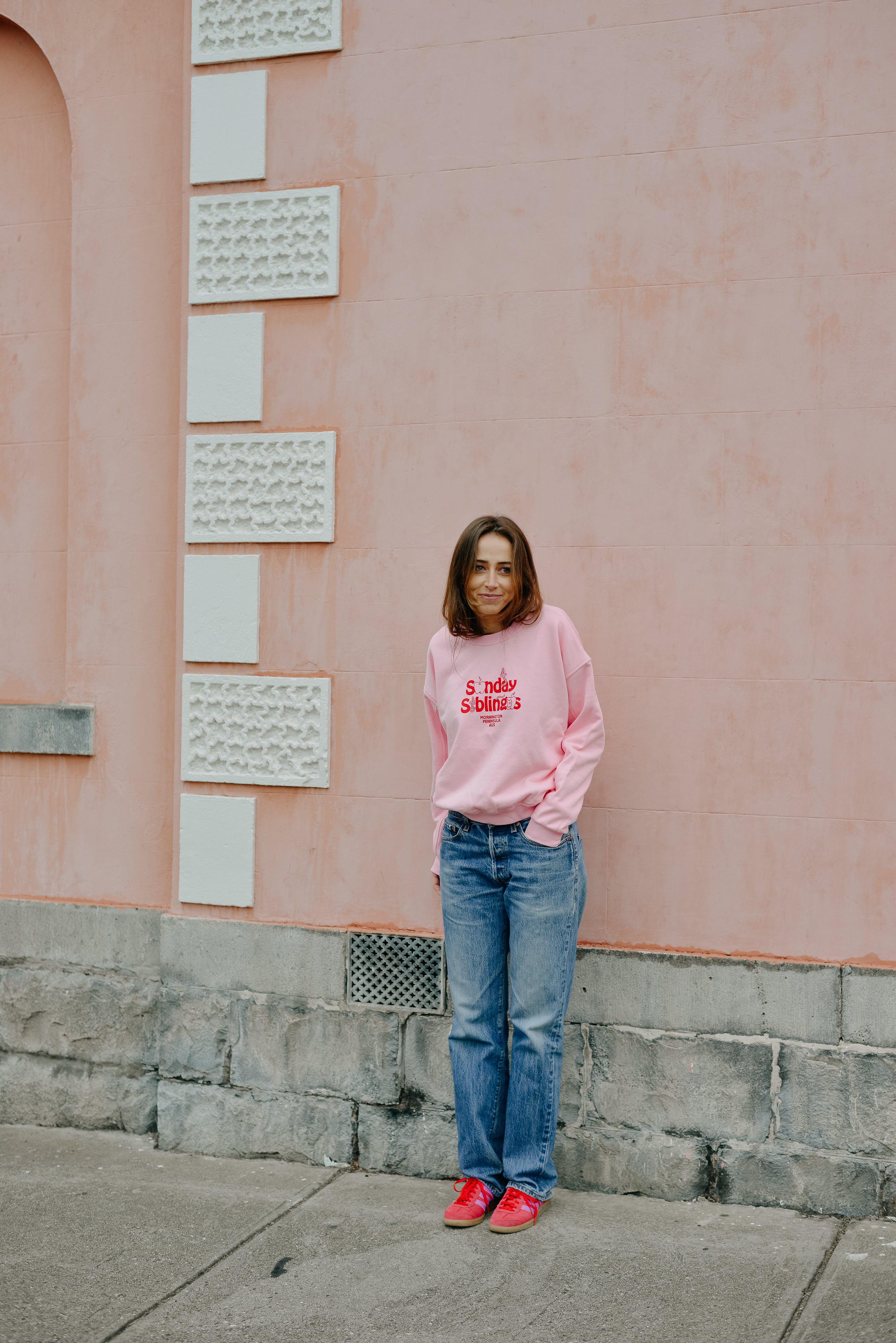 Adult Doc Sweater - Pink