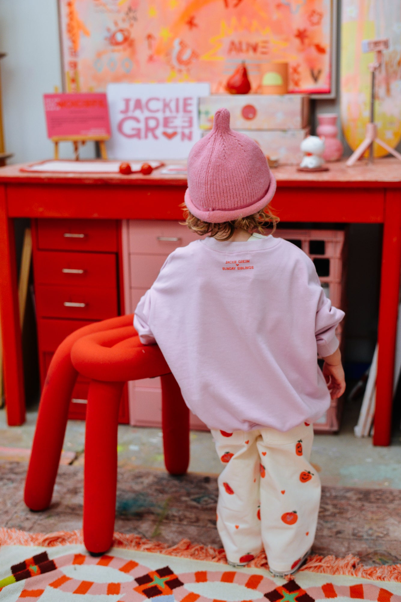 Teepee Beanie - Pink