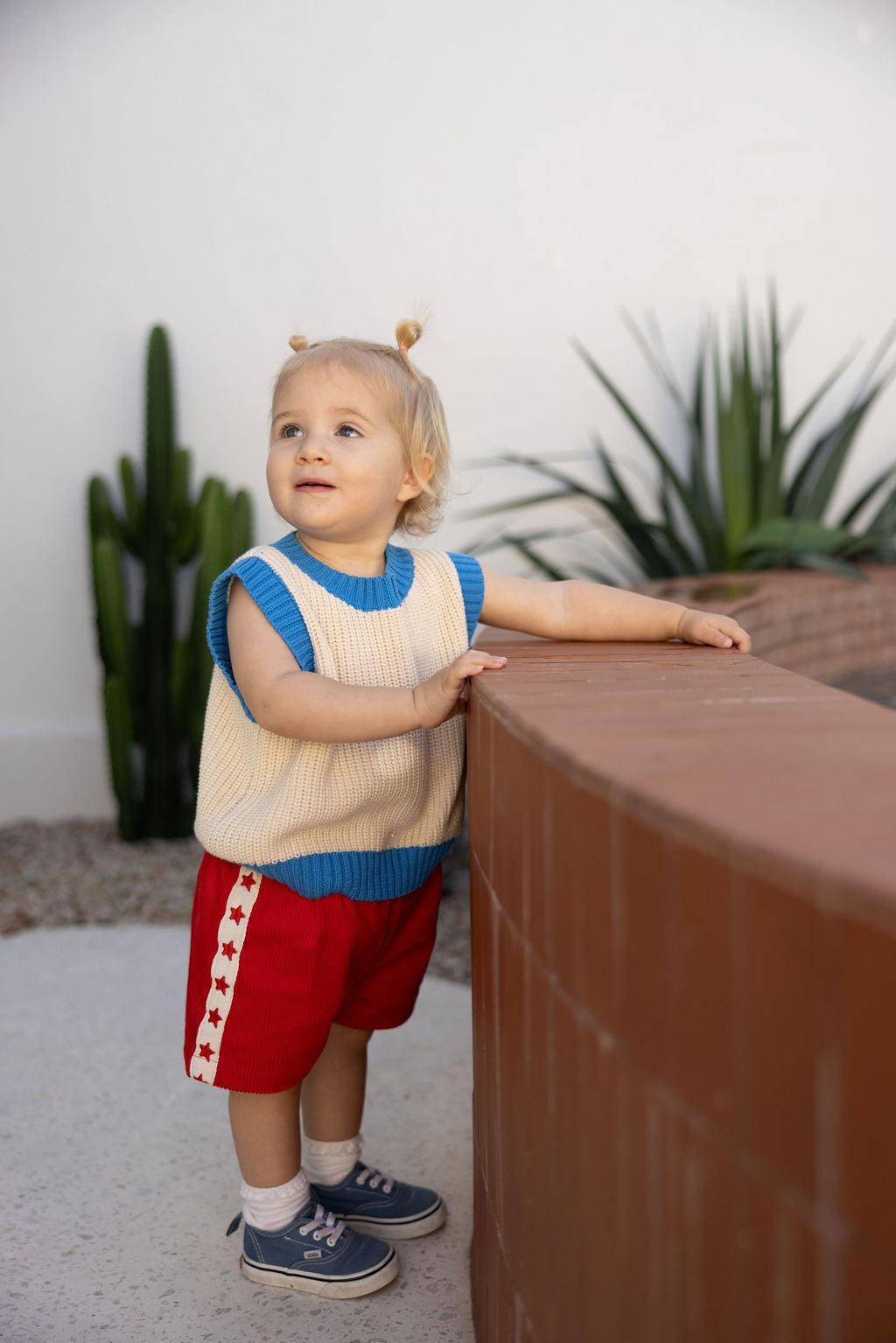 Playtime Cord Shorts - Red