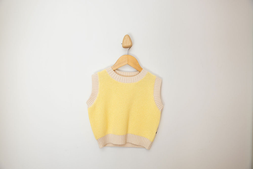 Nonno Vest - Butter Yellow