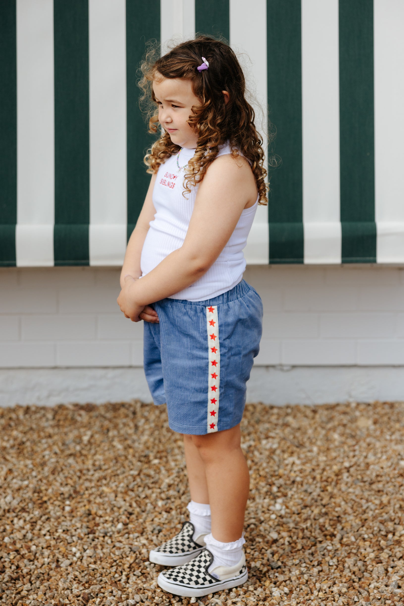 Playtime Cord Shorts - Blue