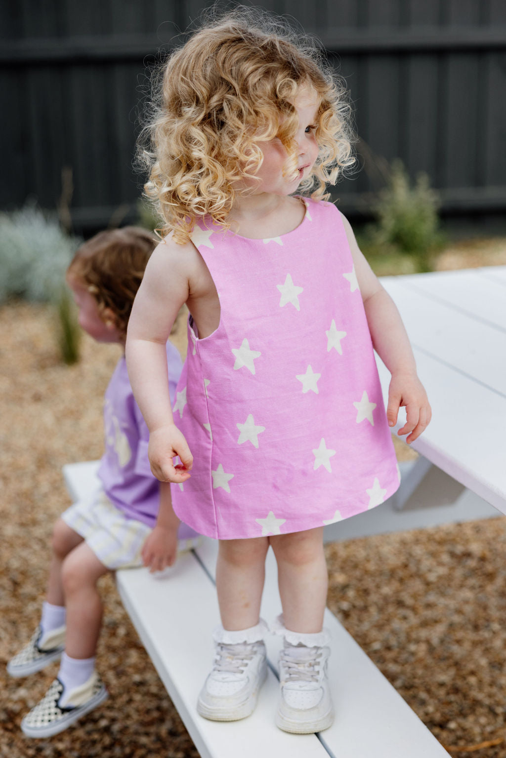 Mackenzie Dress & Bloomers - Pink