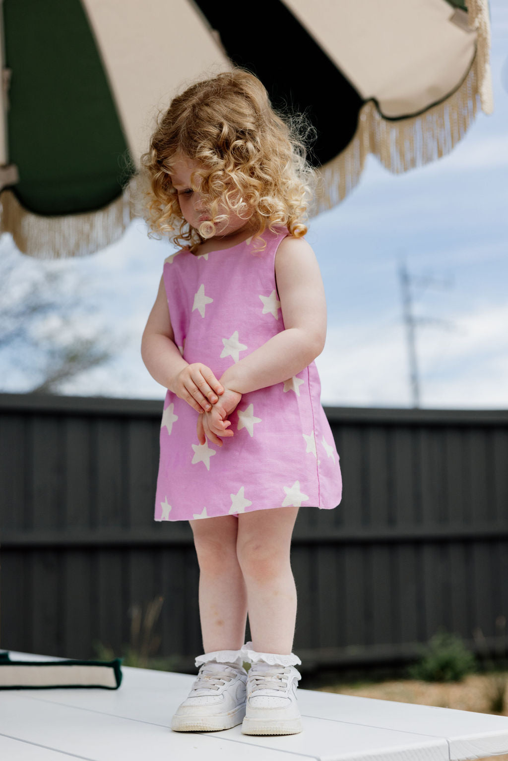 Mackenzie Dress & Bloomers - Pink