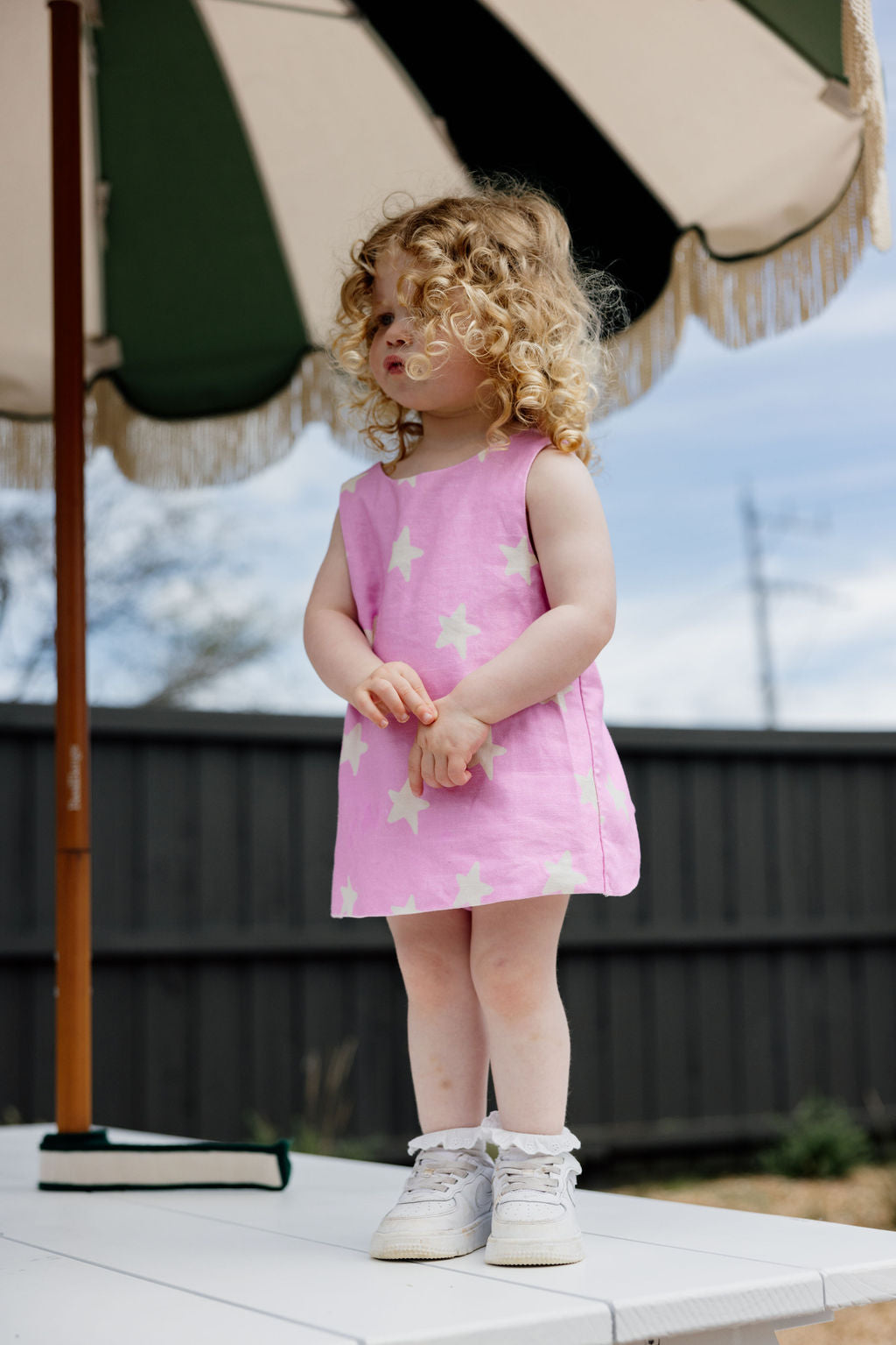 Mackenzie Dress & Bloomers - Pink