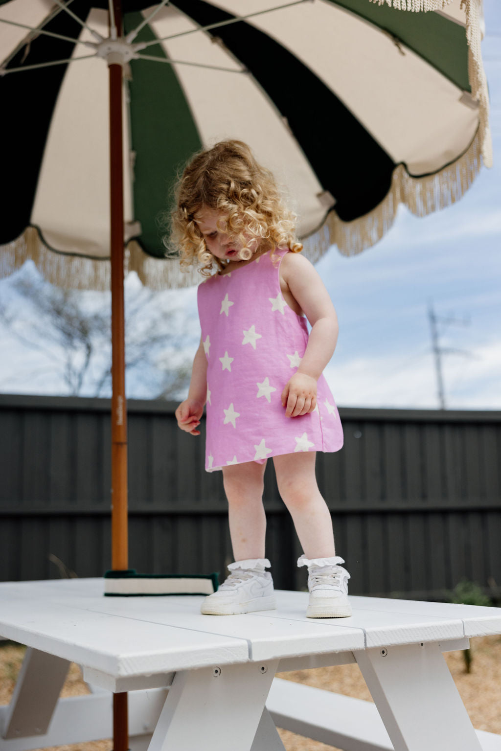 Mackenzie Dress & Bloomers - Pink