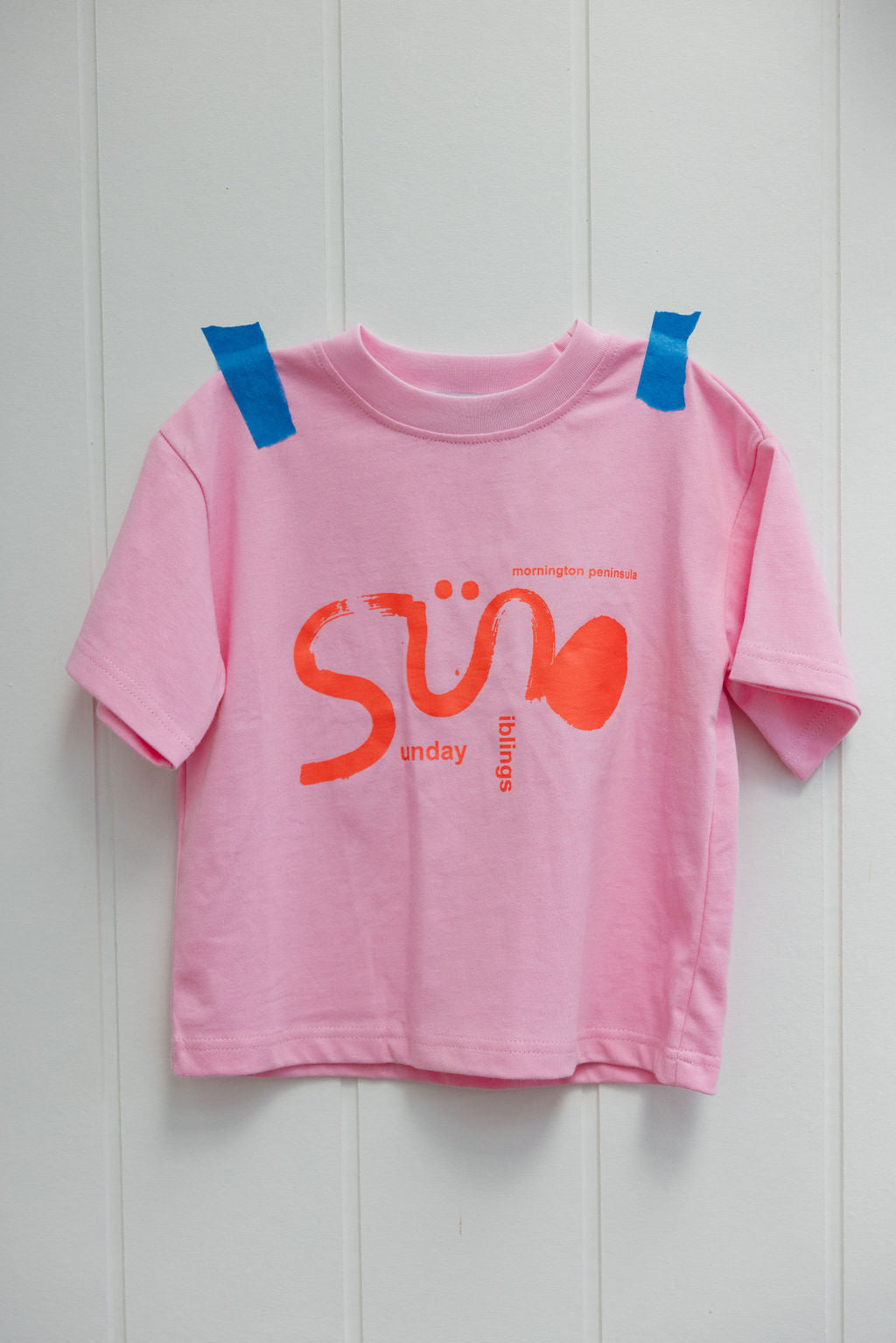 Il Sole Tee - Pink + Red