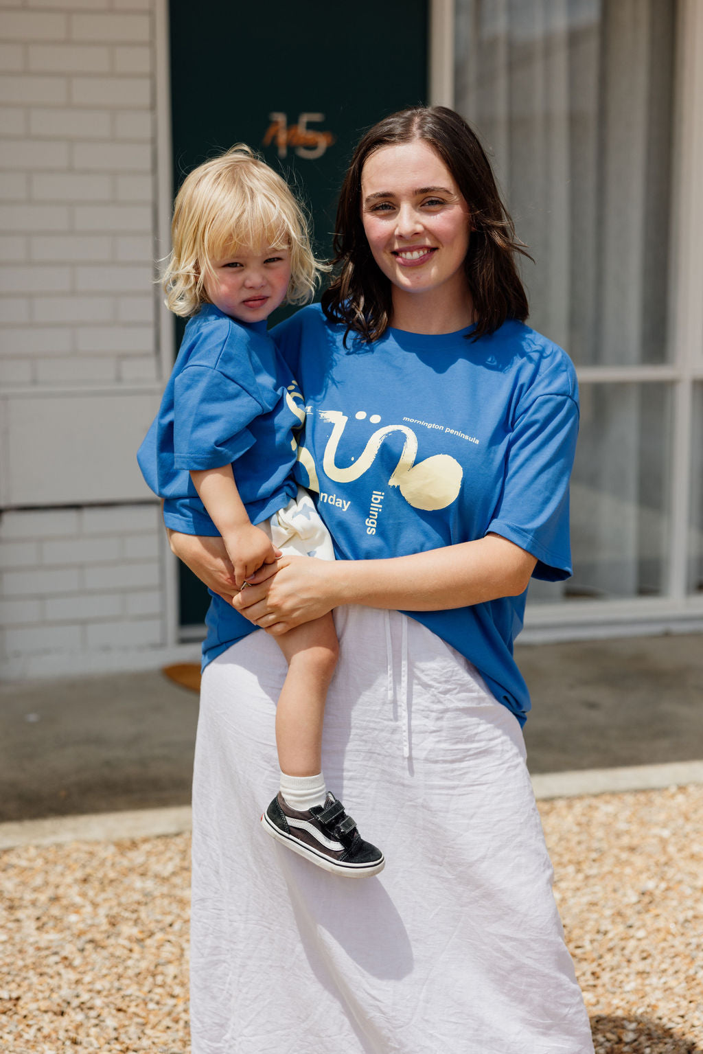 Il Sole Tee - Blue + Yellow (Adult)