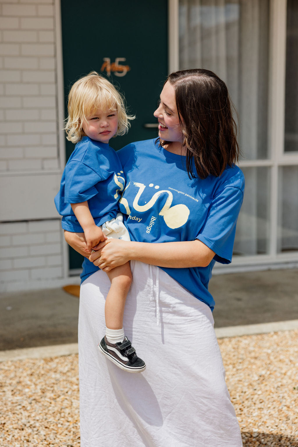 Il Sole Tee - Blue + Yellow (Adult)